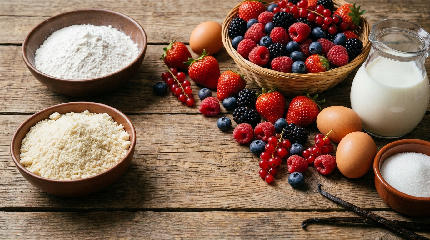 Lire la suite à propos de l’article Clafoutis sans gluten facile | Recette aux fruits de saison