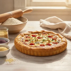 Lire la suite à propos de l’article Pâte brisée sans gluten, recette de tarte qui tient