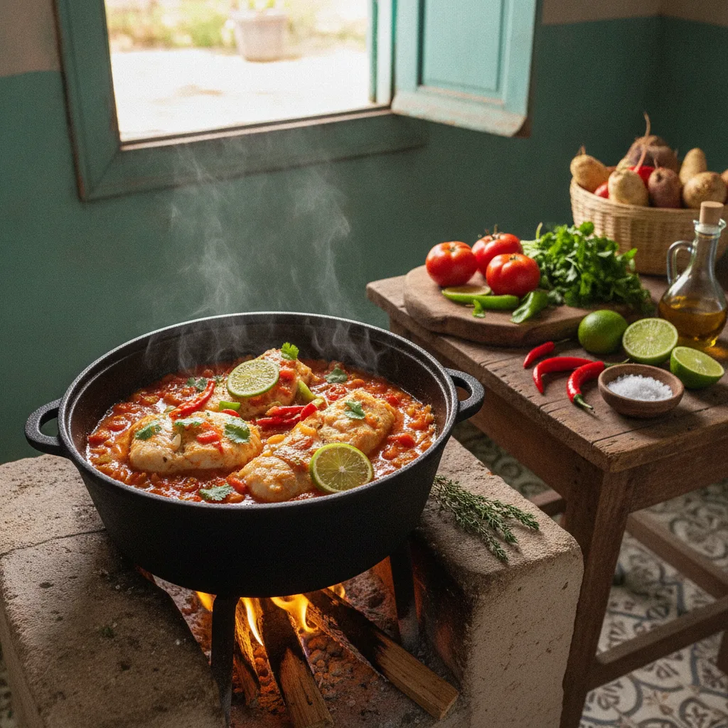 Lire la suite à propos de l’article Court-bouillon poisson créole sans gluten, recette 2026