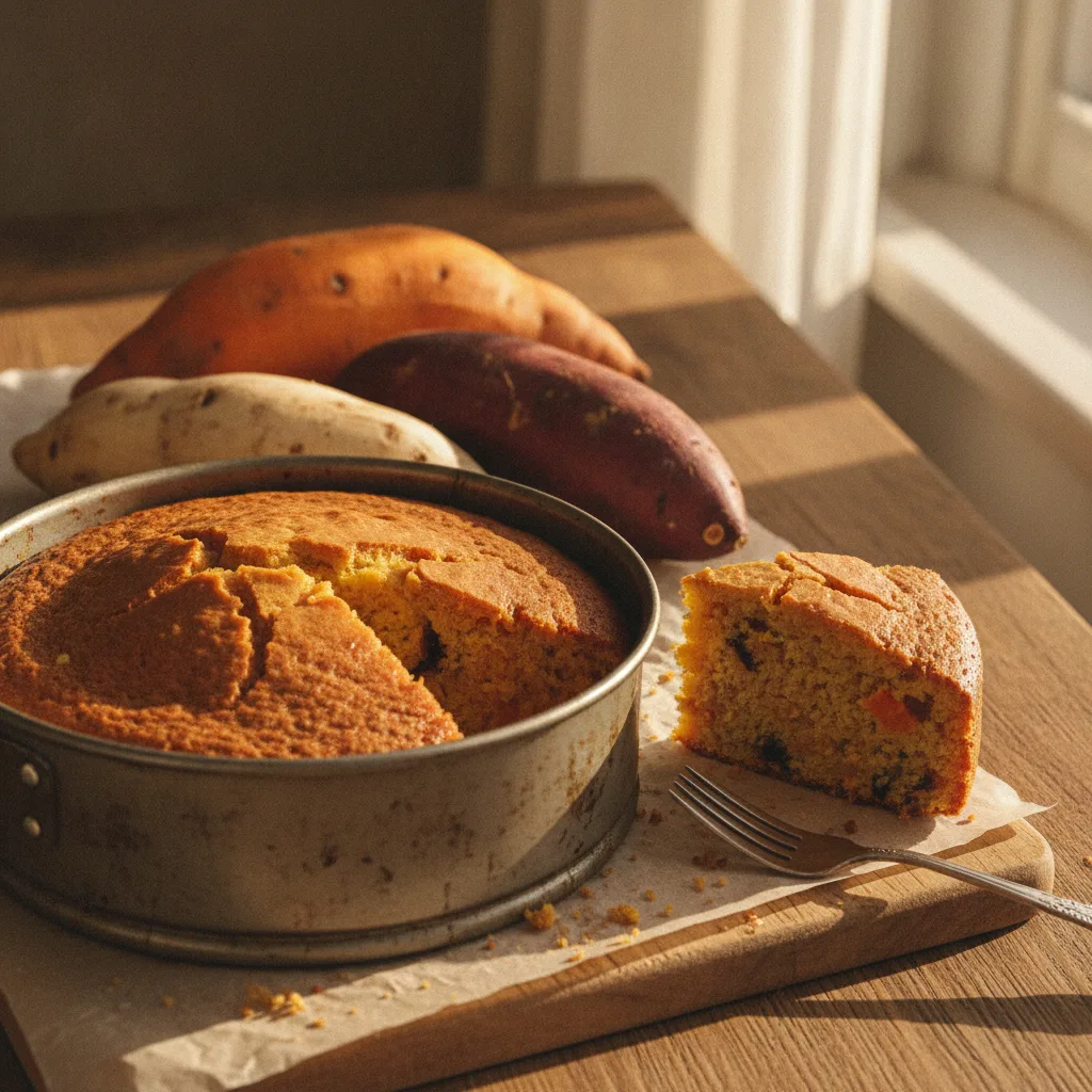 gâteau patate douce antillais sans gluten