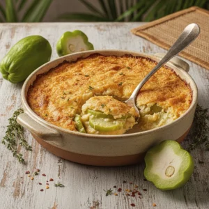 Lire la suite à propos de l’article Gratin christophine sans gluten, recette créole facile