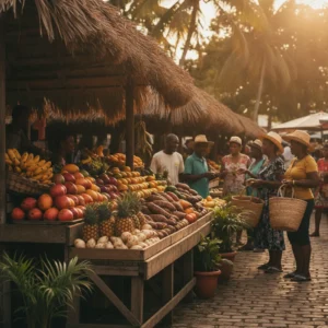 Lire la suite à propos de l’article Marché local de Guadeloupe en produits tropicaux 2026