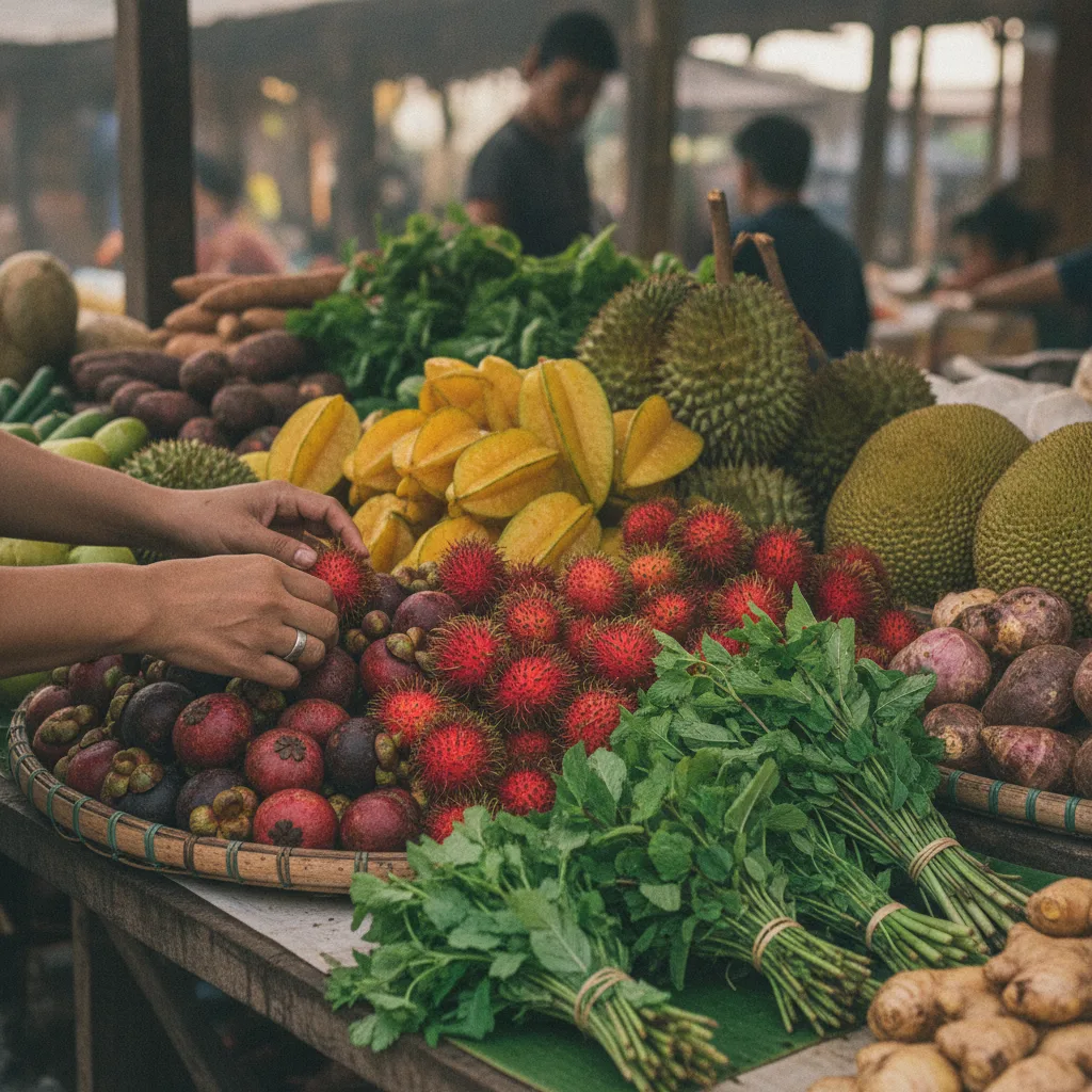 marché local guadeloupe produits tropicaux