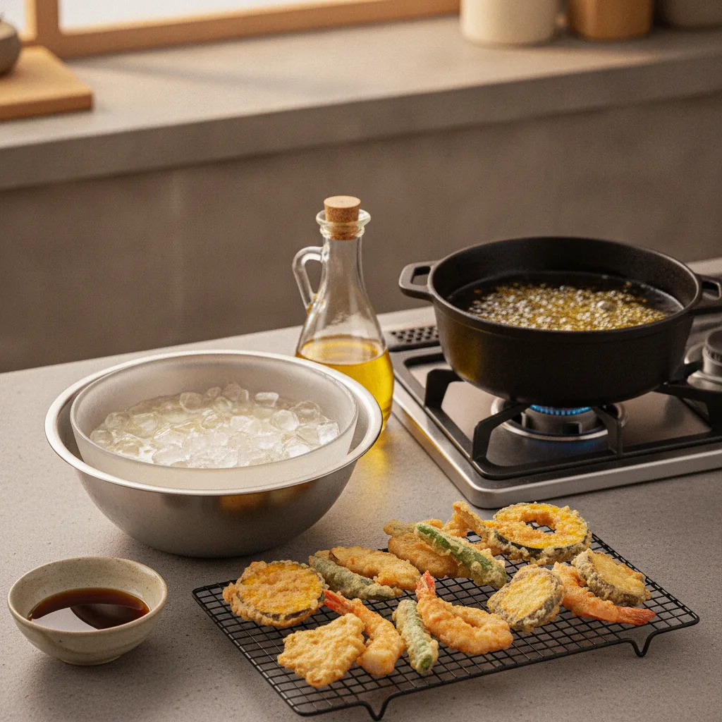 tempura sans gluten farine manioc